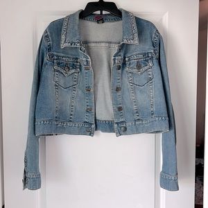Size 18/20 short denim jacket! So cute!
